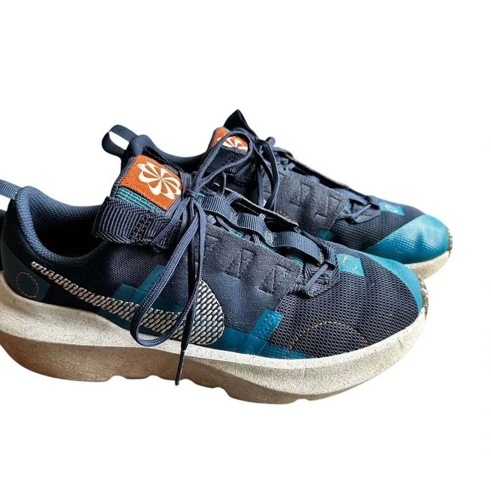 Nike Crater Impact Mid Midnight Navy Sneakers Shoes Youth 4.5